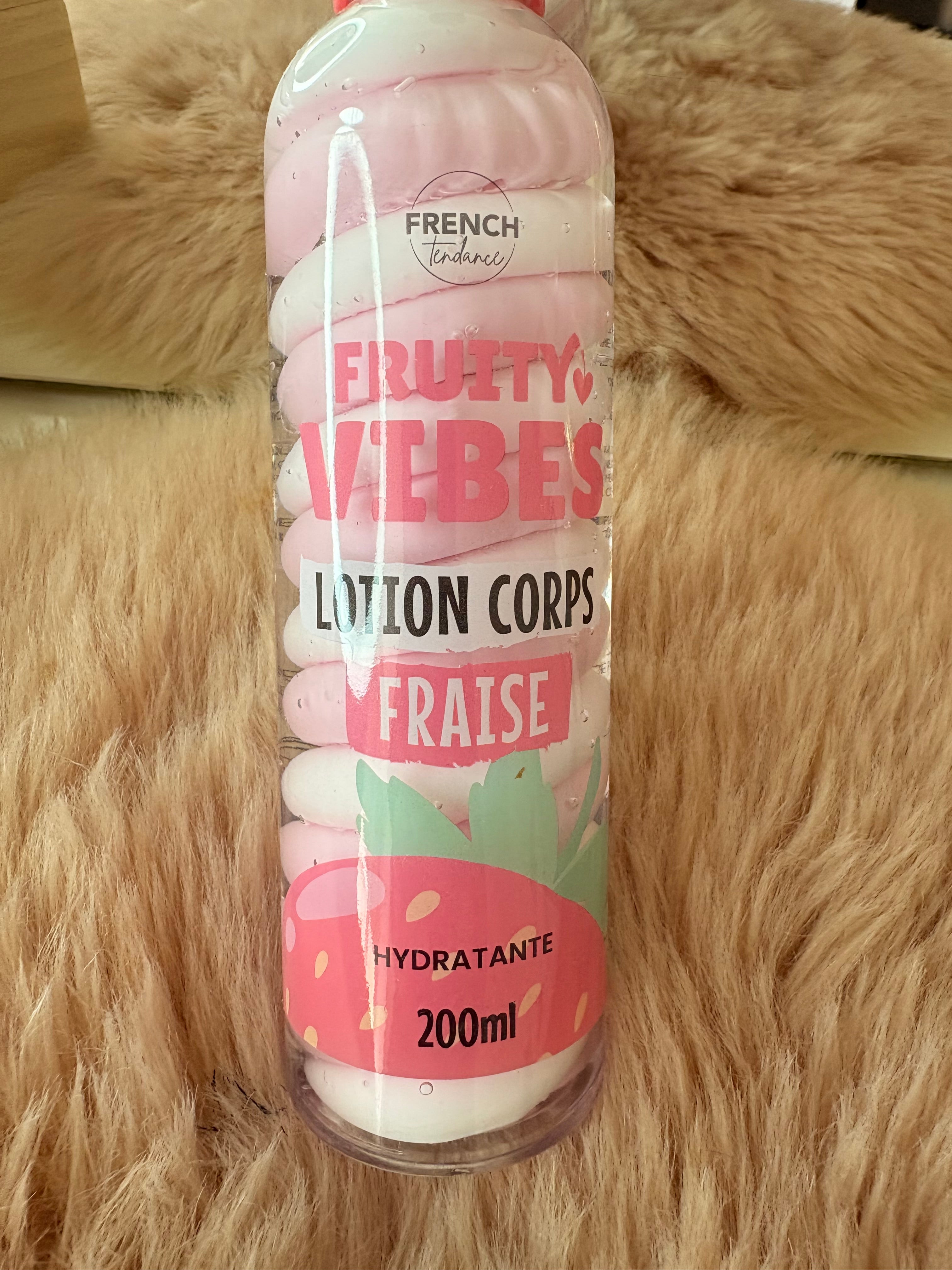 Lotion Corps Fraise 🍓✨