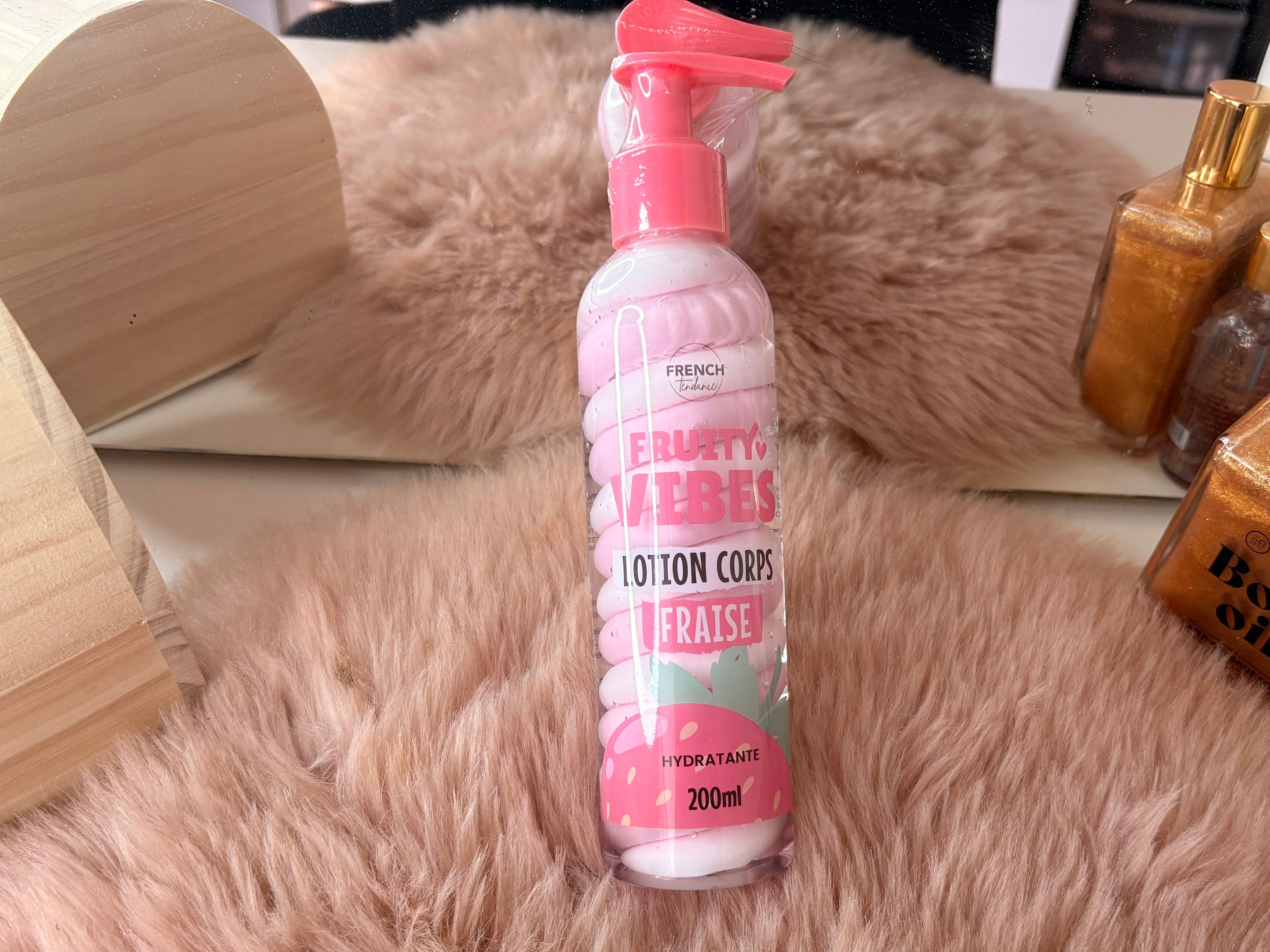Lotion Corps Fraise 🍓✨